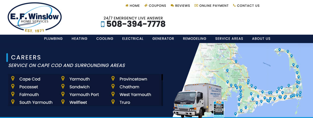 E. F. Winslow Plumbing & Heating Co. Inc.